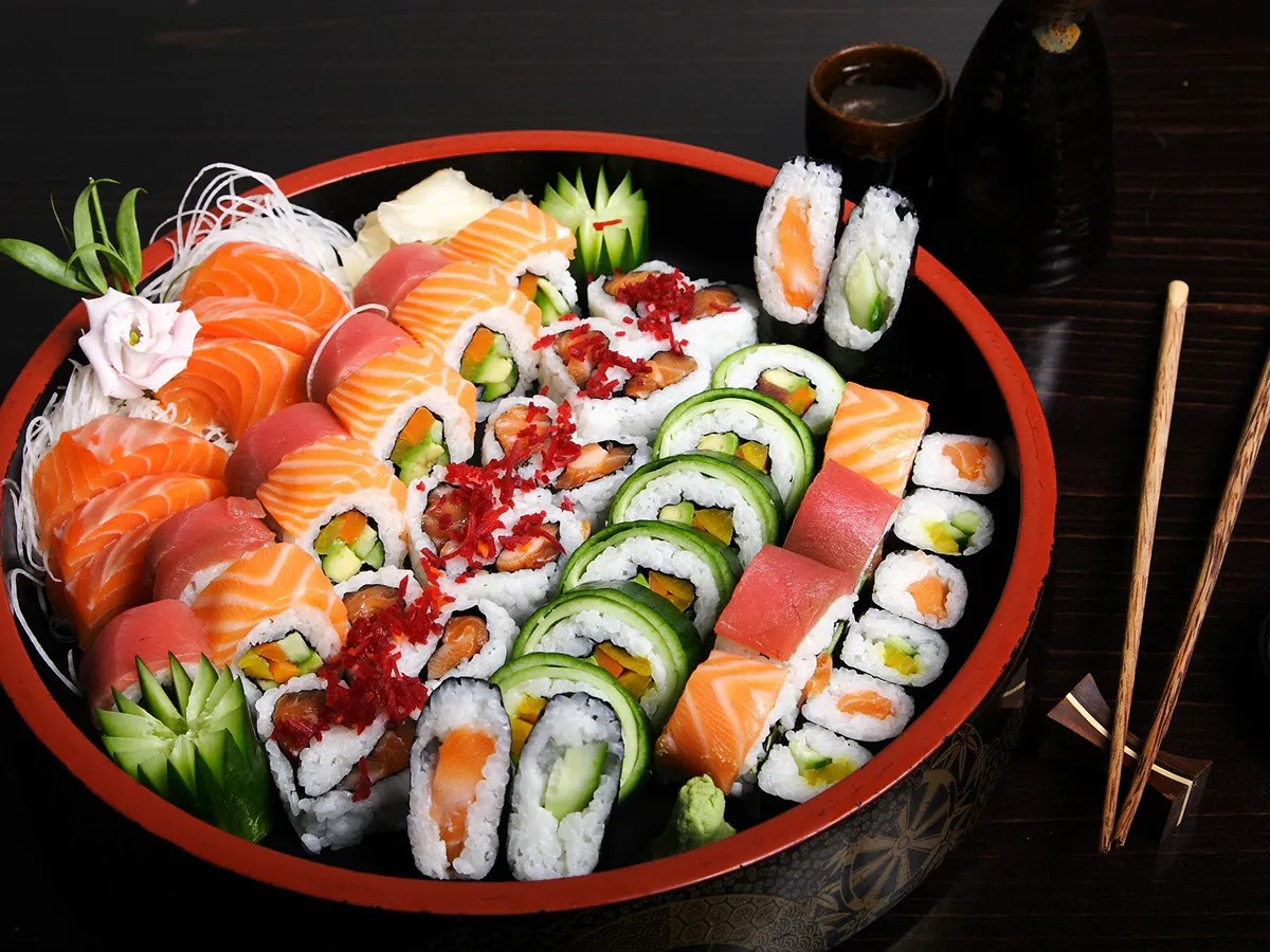 Various sushi platters at Kabuki，a Japanese Restaurant in Peckville